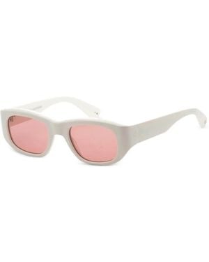 Garrett Leight Laguna Rectangle-Frame Sunglasses - Pink