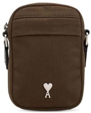 Ami Paris Ami De Coeur ショルダーバッグ S - ブラウン