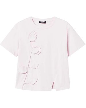 Twinset エンブロイダリー Tシャツ - ホワイト