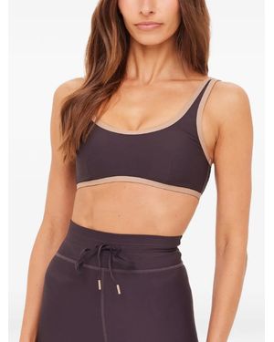 The Upside Kefi Brielle Scoop-Neck Sports Bra - Purple