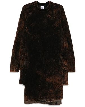 Stain Shade Cotton Sweatshirt - Black