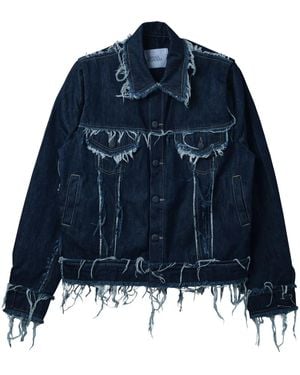 【関税込み】Bianca Saunders デニムジャケット Bianca Saunders Lexxus デニムジャケット | ブルー | FARFETCH JP