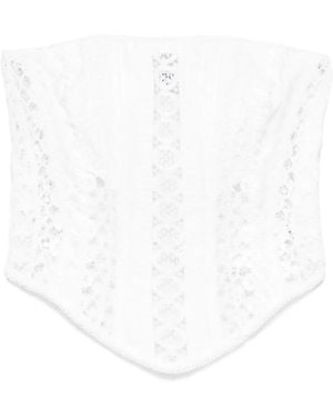 Charo Ruiz Lathie Bustier Top - White