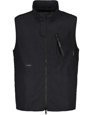 ISO.POETISM Zip-Up Gilet - Black