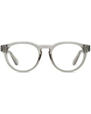 Ferragamo Eyewear Keyhole Bridge Pantos Glasses - Gray