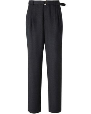 Canali Buttoned Dress Pants - Blue