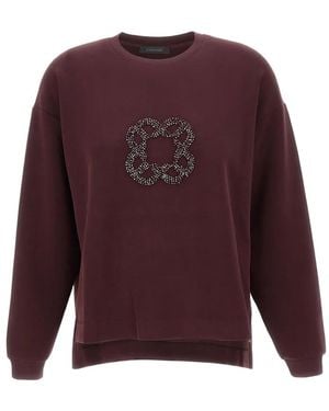 Elena Miro Long-Sleeves Sweatshirt - Purple