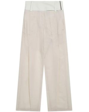 Sportmax Wide-Leg Trousers - White