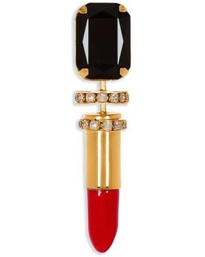 Balmain Lipstick ブローチ - ホワイト