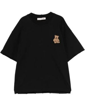 Joshua Sanders Bear-Patch Tee - Black