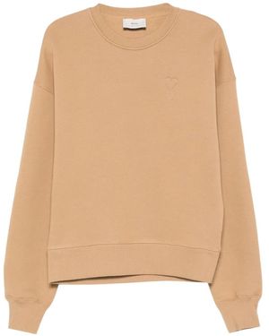Ami Paris ハート スウェットシャツ - ナチュラル