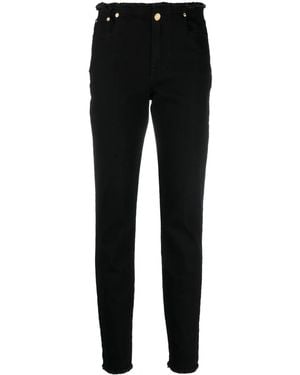 Tom Ford Comfort Frayed-Hem Skinny Jeans - Black