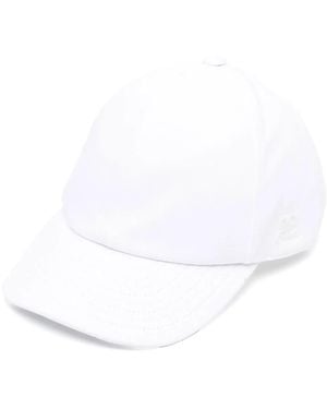 Courreges Side Logo-Patch Baseball Cap - White