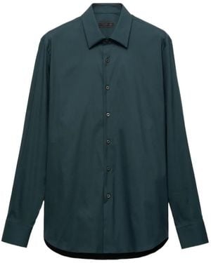 Prada Stretch Cotton Shirt - Blue