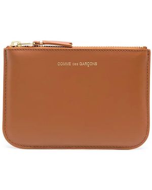 Comme des Garçons Ruby Eye Zipped Wallet - Brown