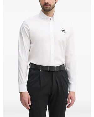 Karl Lagerfeld Ikonik Karl Shirt - ホワイト