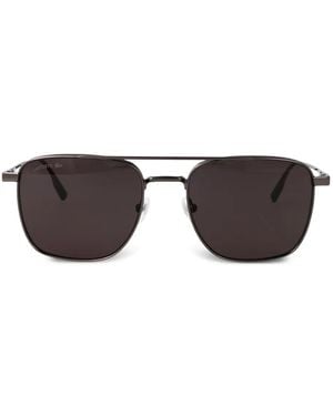 Lacoste Square-Frame Sunglasses - Brown