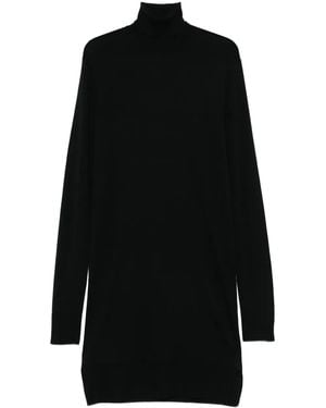 TOTEME Midi-Jurk Met Col - Zwart
