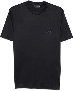 Emporio Armani Logo T-Shirt - Black