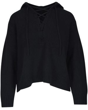 Nili Lotan Kasjmier Hoodie - Zwart