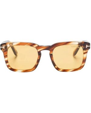 Tom Ford Square-Frame Sunglasses - Natural