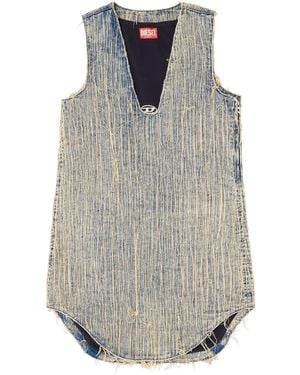 DIESEL De Laris Asymmetric Day Dress - Grey