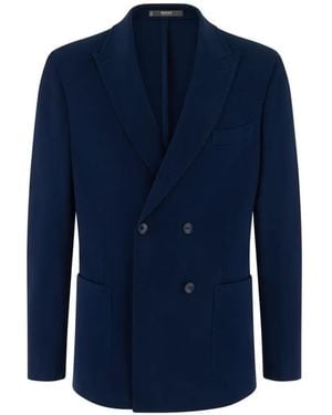 BOGGI Double-Breasted Blazer - Blue