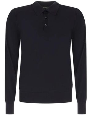 Dolce & Gabbana Polo En Cachemire - Blue