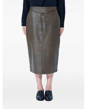 Max Mara Gonna Con Cintura - Verde