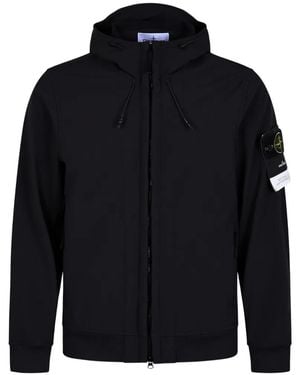 Stone Island Q100004 Hooded Jacket - Blue