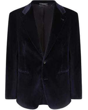 Tagliatore Single-Breasted Blazer - Blue