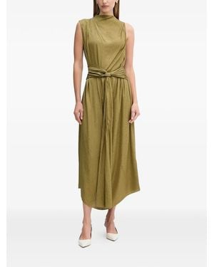 INTROPIA Vestido Sin Mangas Con Cintura Lazada - Verde