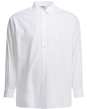 AURALEE Long-Sleeve Shirt - White