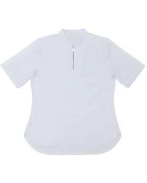 OFLAB Zip-Fastening Short-Sleeve T-Shirt - White
