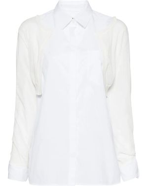 Juun.J Layered Long-Sleeve Shirt - White