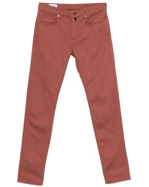 Incotex Slim-Fit Trousers - Red