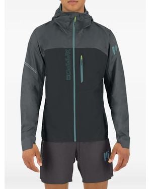 Karpos Lavaredo Rain Evo Hooded Zip-Up Jacket - Gray