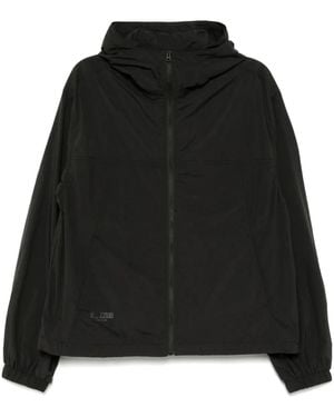 Izzue Logo-Print Jacket - Black