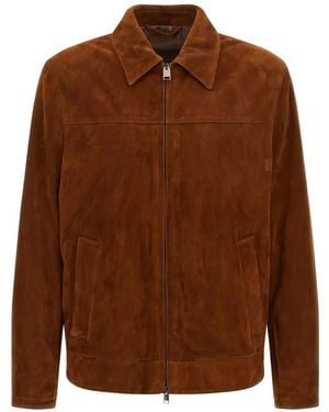 Brioni Jacke aus Wildleder - Braun