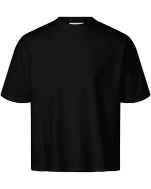 SELECTED Crew-Neck T-Shirt - Black