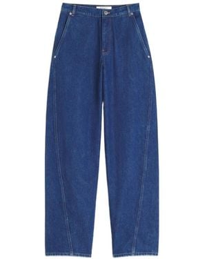 Maison Kitsuné Vaqueros Ajustados - Azul