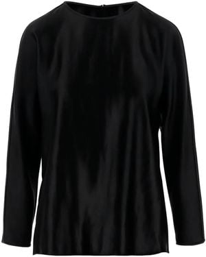 Giorgio Armani Bluse aus Seide - Schwarz