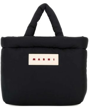 Marni Großer Puff-Tote Bag - Schwarz
