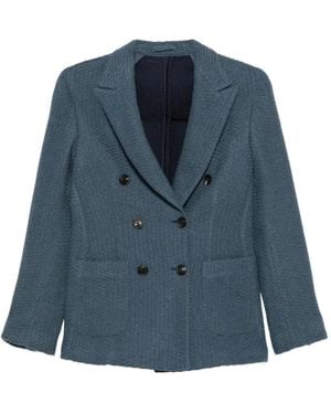 Eleventy Cabanjacke Aus Kaschmir - Blau