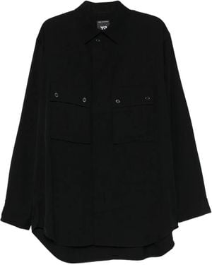 Y-3 Buttoned Pocket Shirt - Black