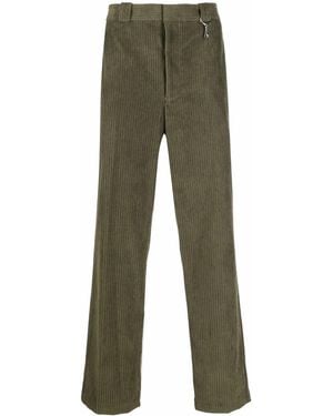 Helmut Lang Corduroy Straight-Leg Trousers - Green
