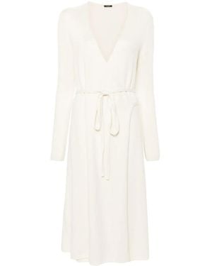 JOSEPH Knitted Maxi Dress - White