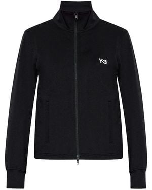 Y-3 ジップアップ スウェットシャツ - ブルー