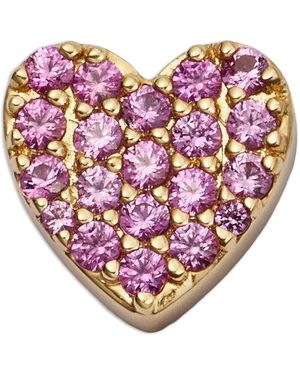 Loquet London Sapphire Heart Charm - Pink