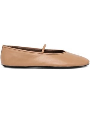 Jeffrey Campbell Bailarinas de piel - Marrón